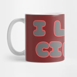 I LIKE Cider. In A Retro Vintage Pop Font Style Mug